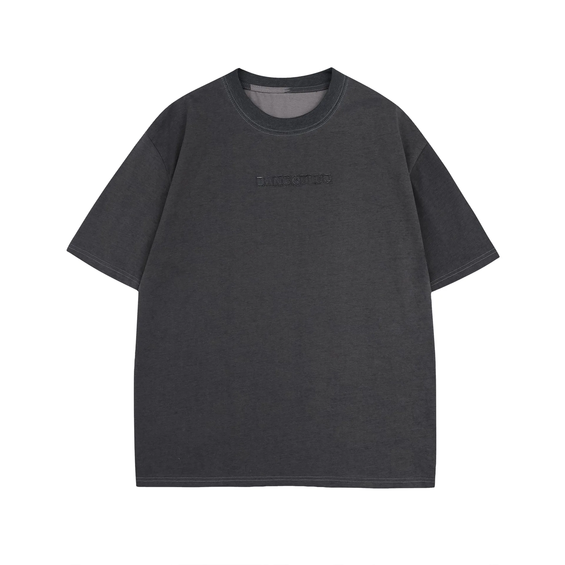 Jiayiku Men's  New Summer New Niche Simple T-shirt Short-sleeved Trendy Men's High-end Feeling Base Shirt For Men display picture 10
