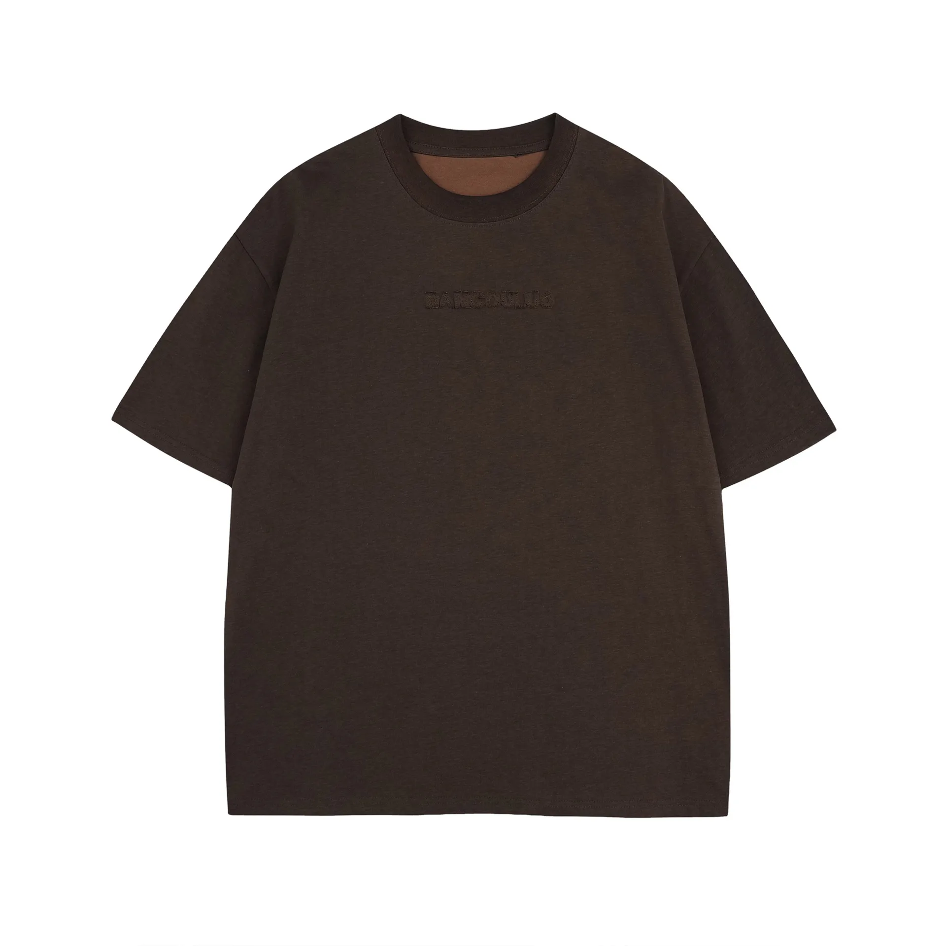 Jiayiku Men's  New Summer New Niche Simple T-shirt Short-sleeved Trendy Men's High-end Feeling Base Shirt For Men display picture 12