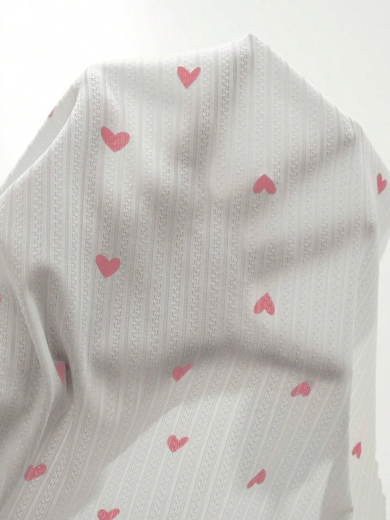 Hot-selling Home Clothes Printed Love V-neck Short-sleeved Pajamas Women's Outer Wearing Pants Two-piece Suit display picture 8