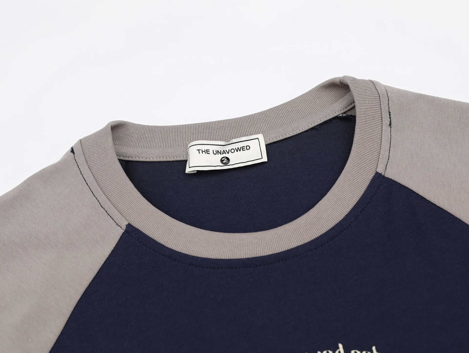 Jiayiku Fashion Brand  Summer New Campus Style American Style Retro Color Matching T-shirt Raglan Sleeve Couple's Short-sleeved T-shirt display picture 11