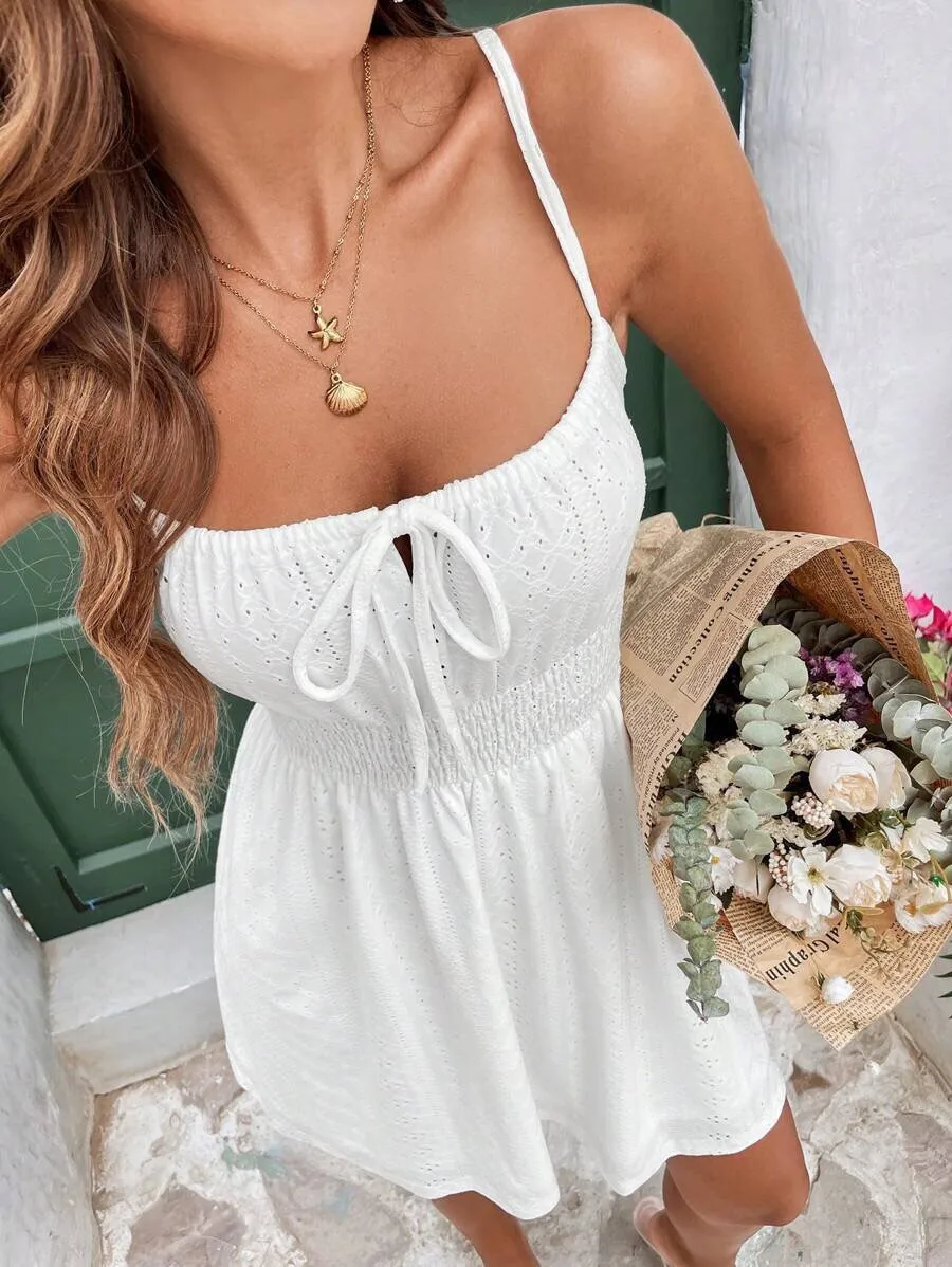 Elegant Sleeveless Sling Dress Summer New High Waist Pleated A- Line Midi Dress display picture 1