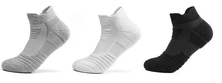 Men's Sports Socks Summer Professional Basketball Socks Outdoor Towel Socks Running Non-slip Short Socks Elite Socks display picture 1