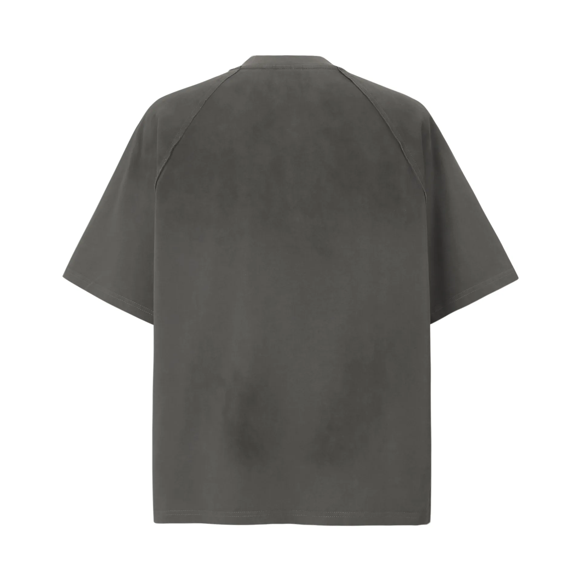 Jiayiku Men's  Summer New Waste Earth Style American Street Tide Brand Washed Inkjet Dirty Dye T-Shirt Short Sleeve display picture 9