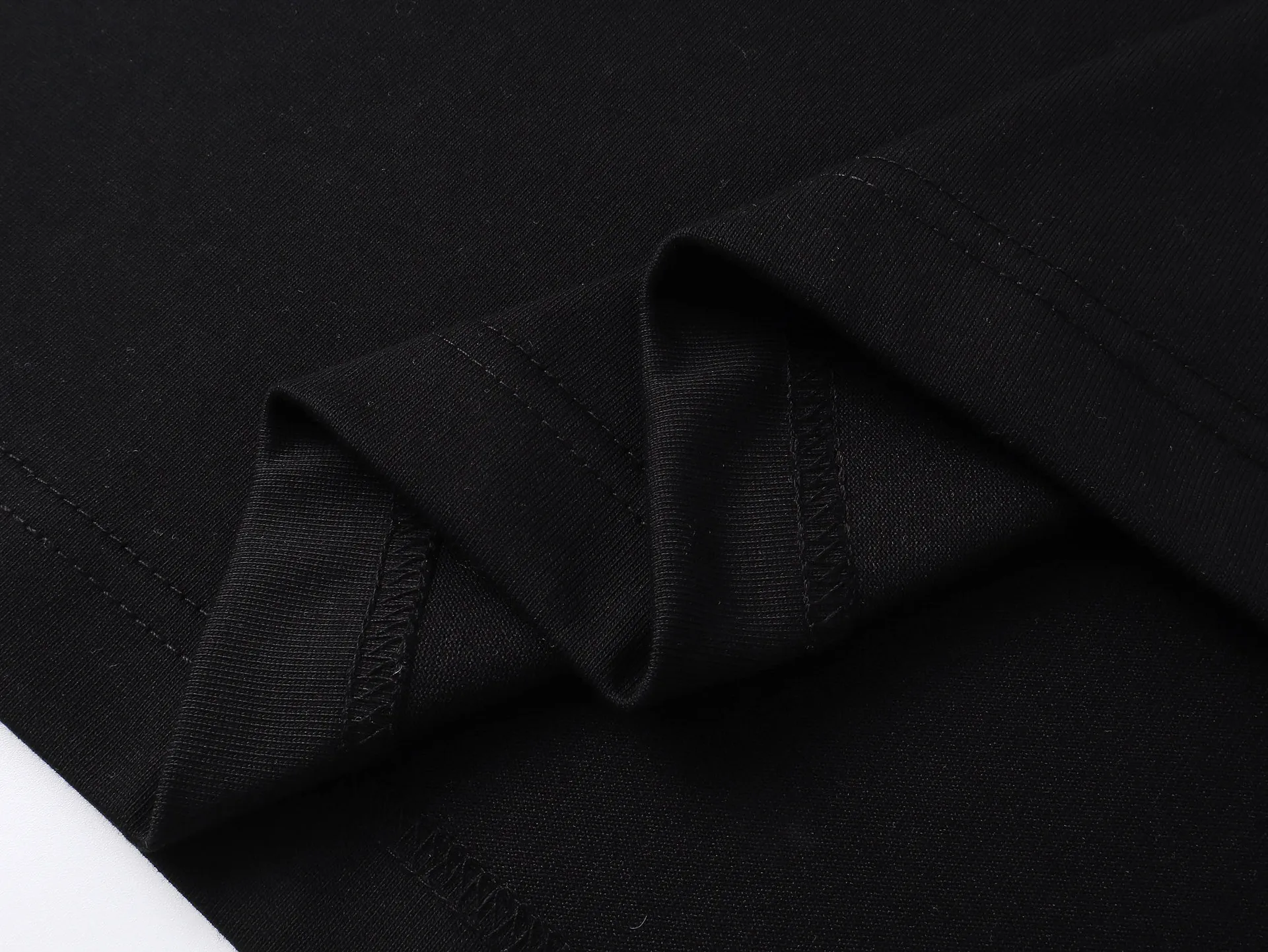 Jiayiku Men's  Summer New American Retro Trendy Brand Tee Fake Two Heavy Cotton T-shirt Short Sleeve Men display picture 26
