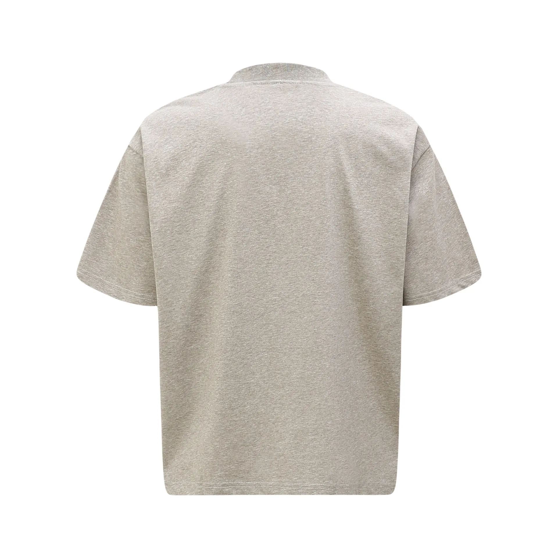 Jiayiku Men's  Summer American Retro Niche Personality Button Design T-shirt Short-sleeved Trendy Men's High-end Sense display picture 4