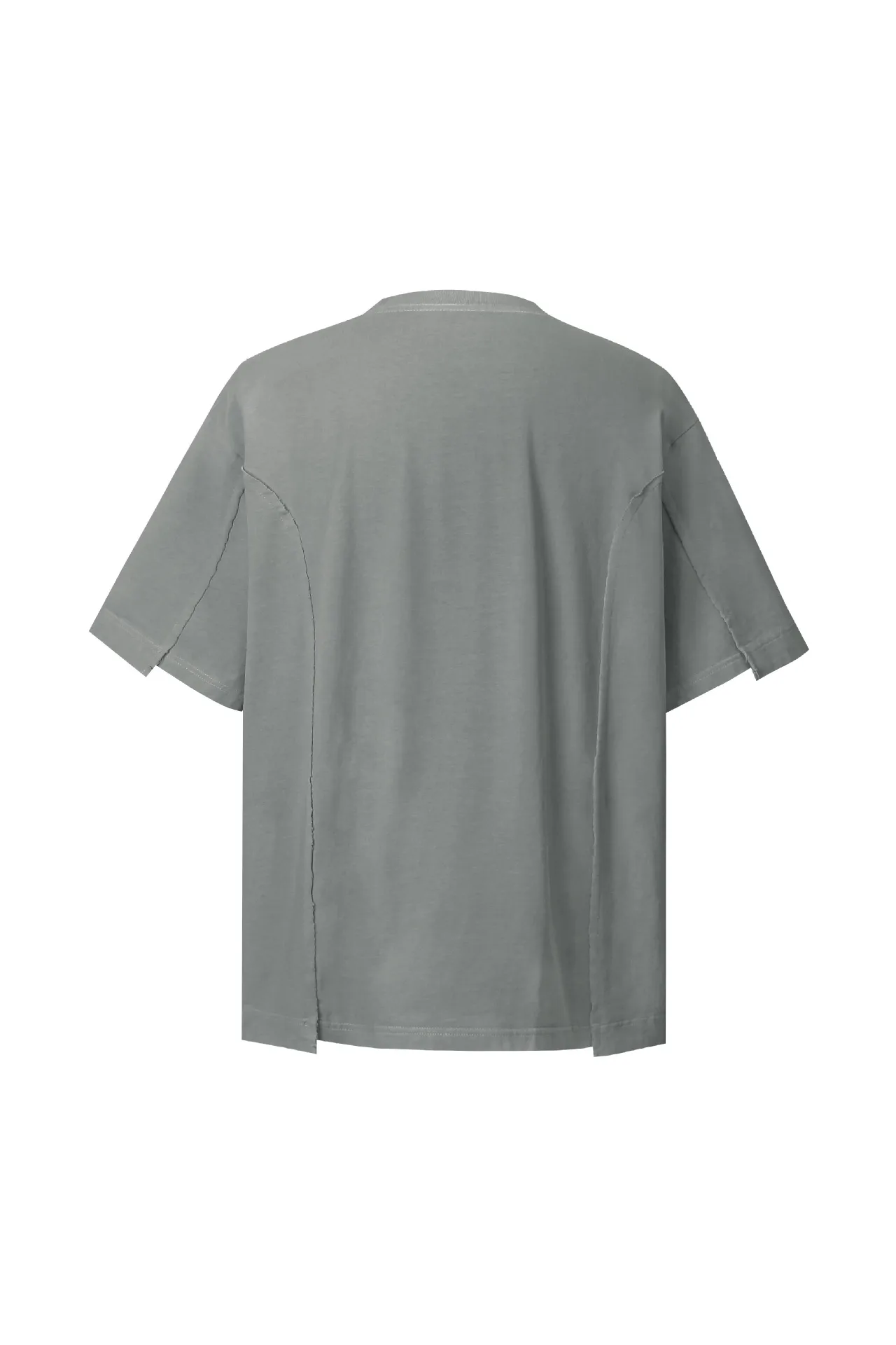 Jiayiku Men's  Summer Waste Soil Style American Retro Fashion Brand Washed Tee Functional Style Pleated Short-sleeved T-shirt display picture 5