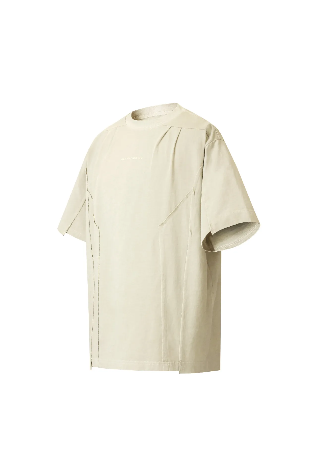 Jiayiku Men's  Summer Waste Soil Style American Retro Fashion Brand Washed Tee Functional Style Pleated Short-sleeved T-shirt display picture 9