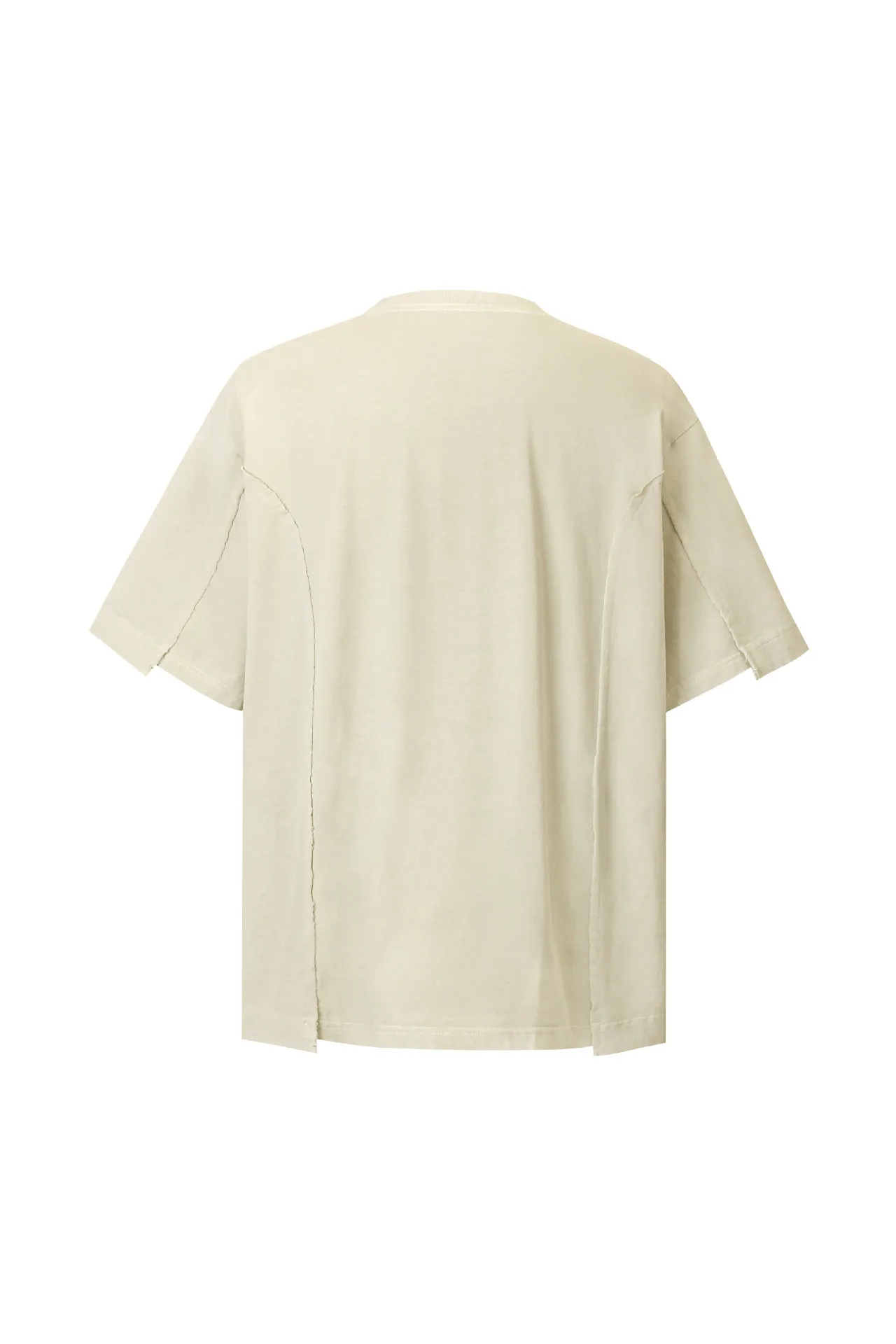 Jiayiku Men's  Summer Waste Soil Style American Retro Fashion Brand Washed Tee Functional Style Pleated Short-sleeved T-shirt display picture 10
