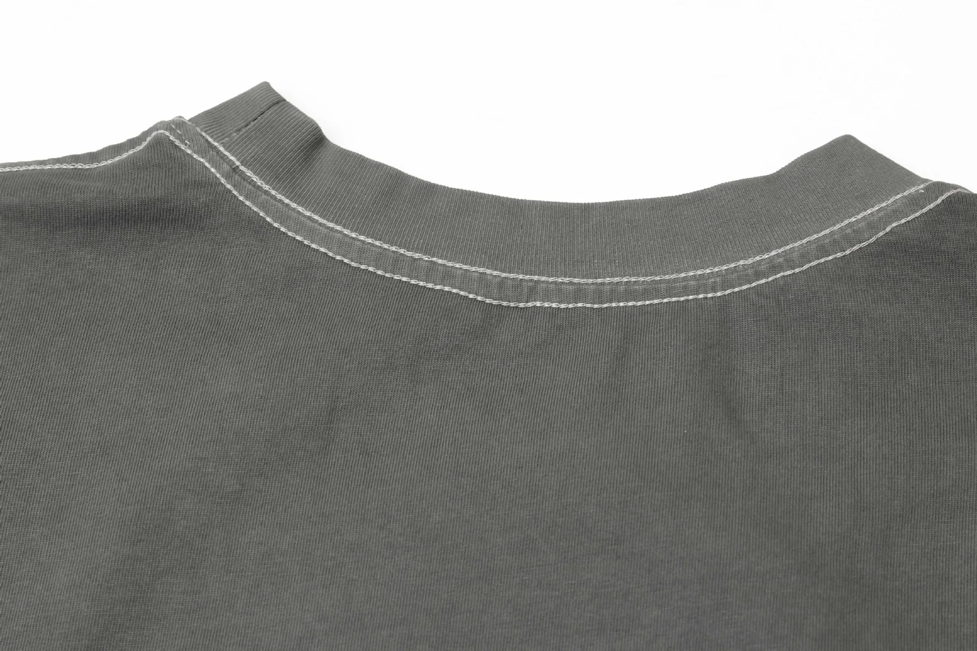 Jiayiku Men's  Summer Waste Soil Style American Retro Fashion Brand Washed Tee Functional Style Pleated Short-sleeved T-shirt display picture 18