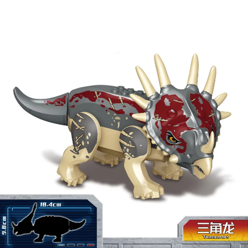Zhu Luoji Dinosaur Puzzle Assembled Building Blocks Kidsren's Toys Hot-selling  Quick-buy Bag Packaging display picture 2