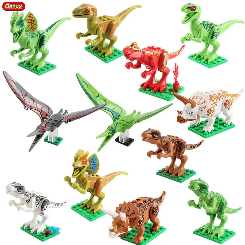 Children's Puzzle Puzzle Block Toy Jurassic Dinosaur Block Boy 12 Foreign Trade  Explosions display picture 1