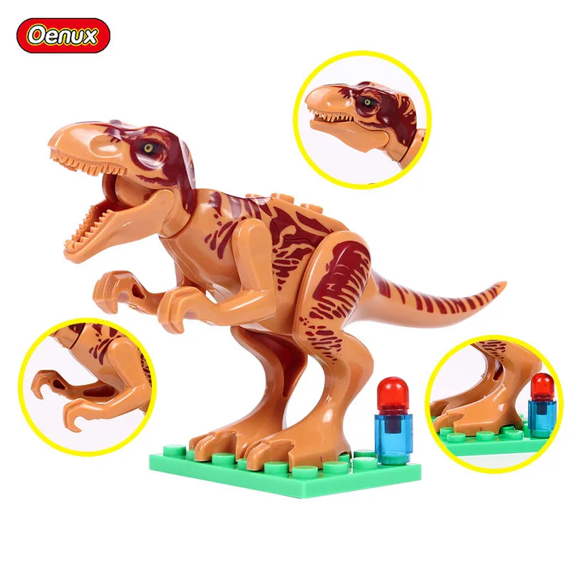 Children's Puzzle Puzzle Block Toy Jurassic Dinosaur Block Boy 12 Foreign Trade  Explosions display picture 3