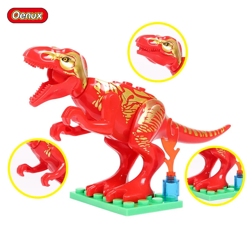 Children's Puzzle Puzzle Block Toy Jurassic Dinosaur Block Boy 12 Foreign Trade  Explosions display picture 4