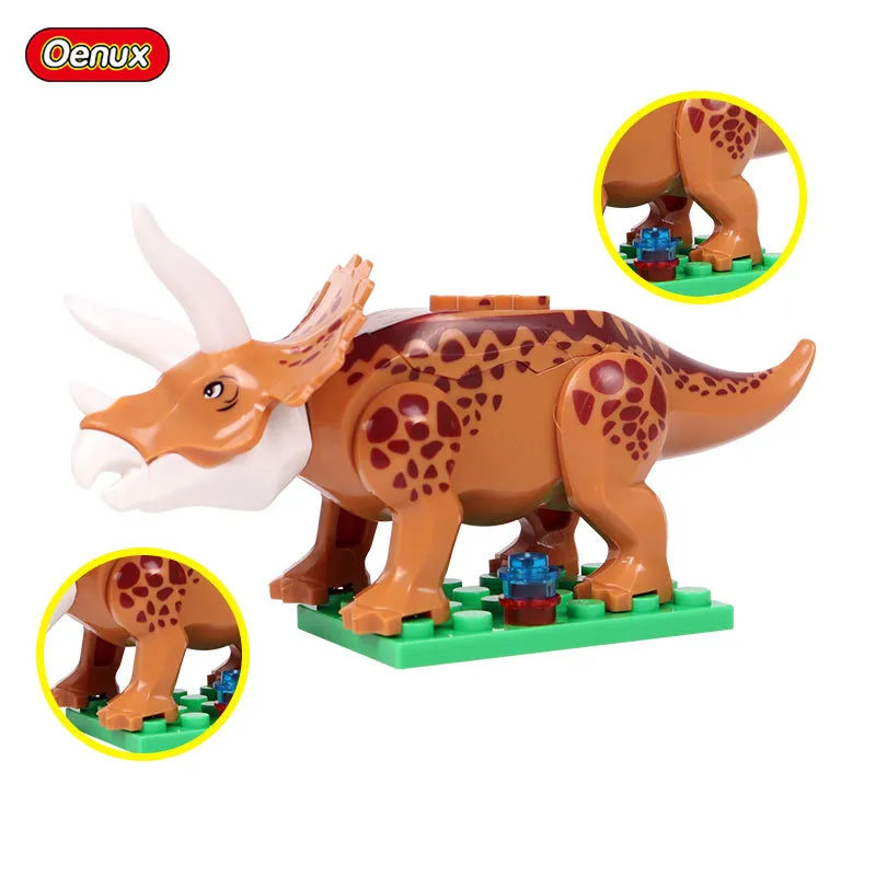 Children's Puzzle Puzzle Block Toy Jurassic Dinosaur Block Boy 12 Foreign Trade  Explosions display picture 7