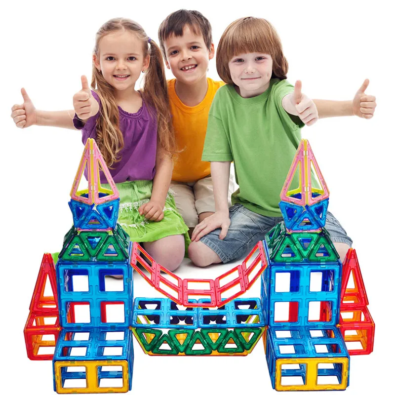 Medium Magnetic Sheet Supplement Children's Magnet Magnetic Building Blocks Large Full Magnetic Color Window Magnetic Sheet Parts display picture 1