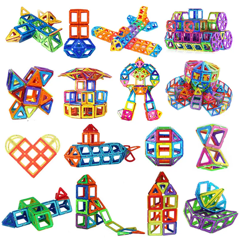 Medium Magnetic Sheet Supplement Children's Magnet Magnetic Building Blocks Large Full Magnetic Color Window Magnetic Sheet Parts display picture 8
