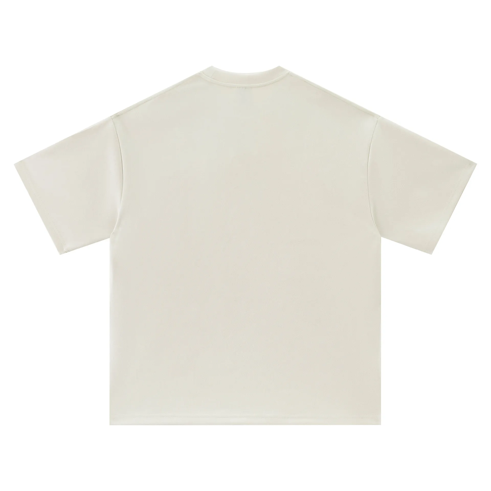 Jiayiku Men's  New American Street Fashion Brand Suede T-shirt Men's Thorn Embroidery High Street Short Sleeve Tee display picture 5