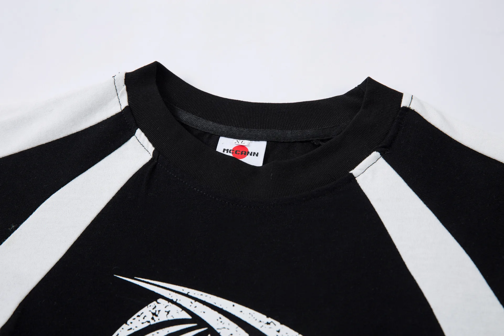 Jiayi Library Men's  Summer New American Jersey Sports Tee Locomotive Wind Coloring Stitching Short-sleeved T-shirt Men display picture 8
