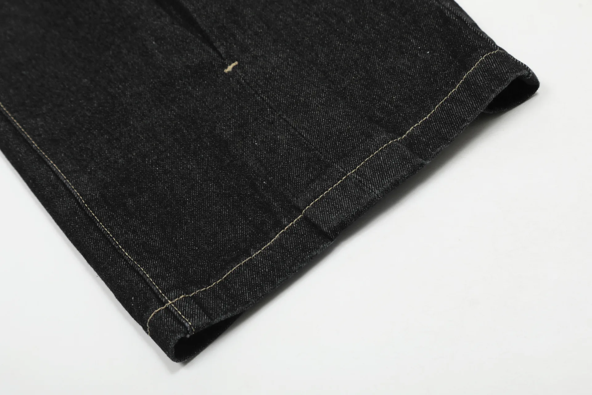 Jiayi Library Men's  New American Vintage Pleated Washed Jeans Men's And Women's Vibe Scimitar Wide Leg Pants display picture 12
