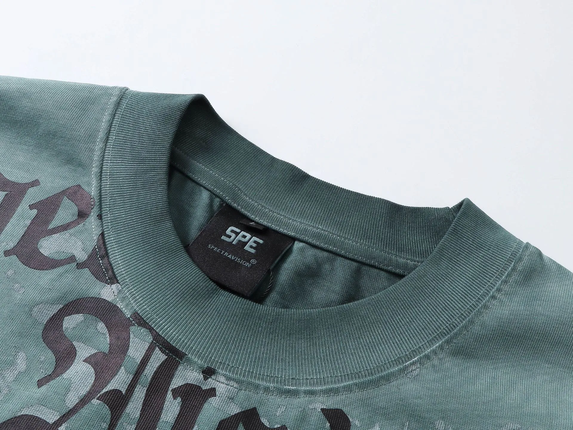 Jiayiku Men's Wear  Summer American Street Hip Hop Brand Tee Heavy Washed Fried Color Printed T-Shirt Short Sleeve display picture 25