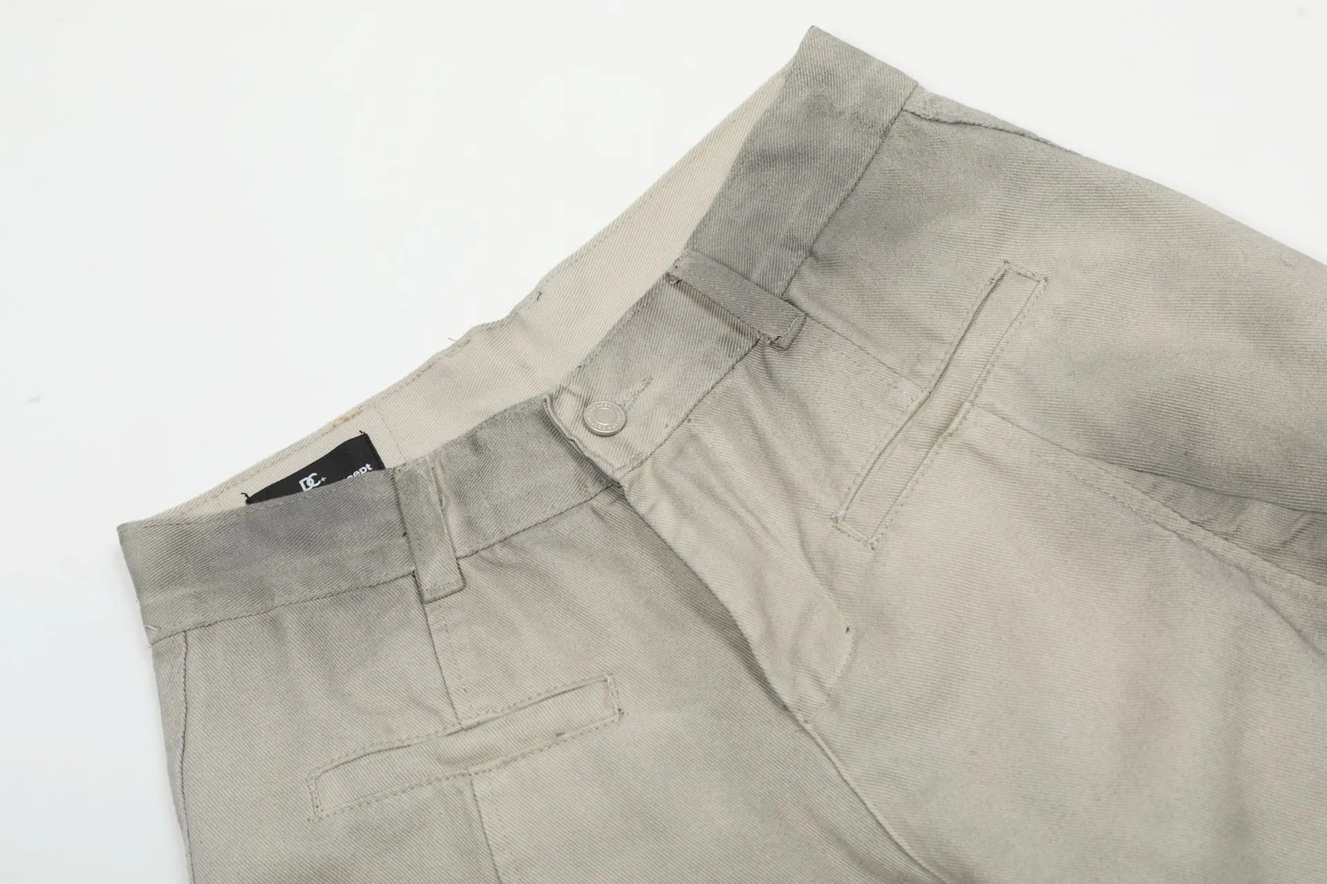 Jiayi Library Men's  New High Street American Waste Earth Wind Inkjet Dirty Dye Casual Pants Men's Straight Wide Leg Pants display picture 6