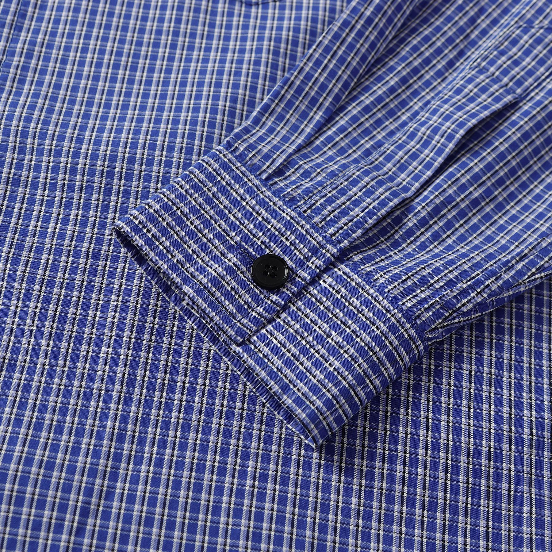 Jiayiku Men's  Spring American Retro Cleanfit Fake Two Plaid Shirt Long Sleeve Shirt For Men And Women display picture 8