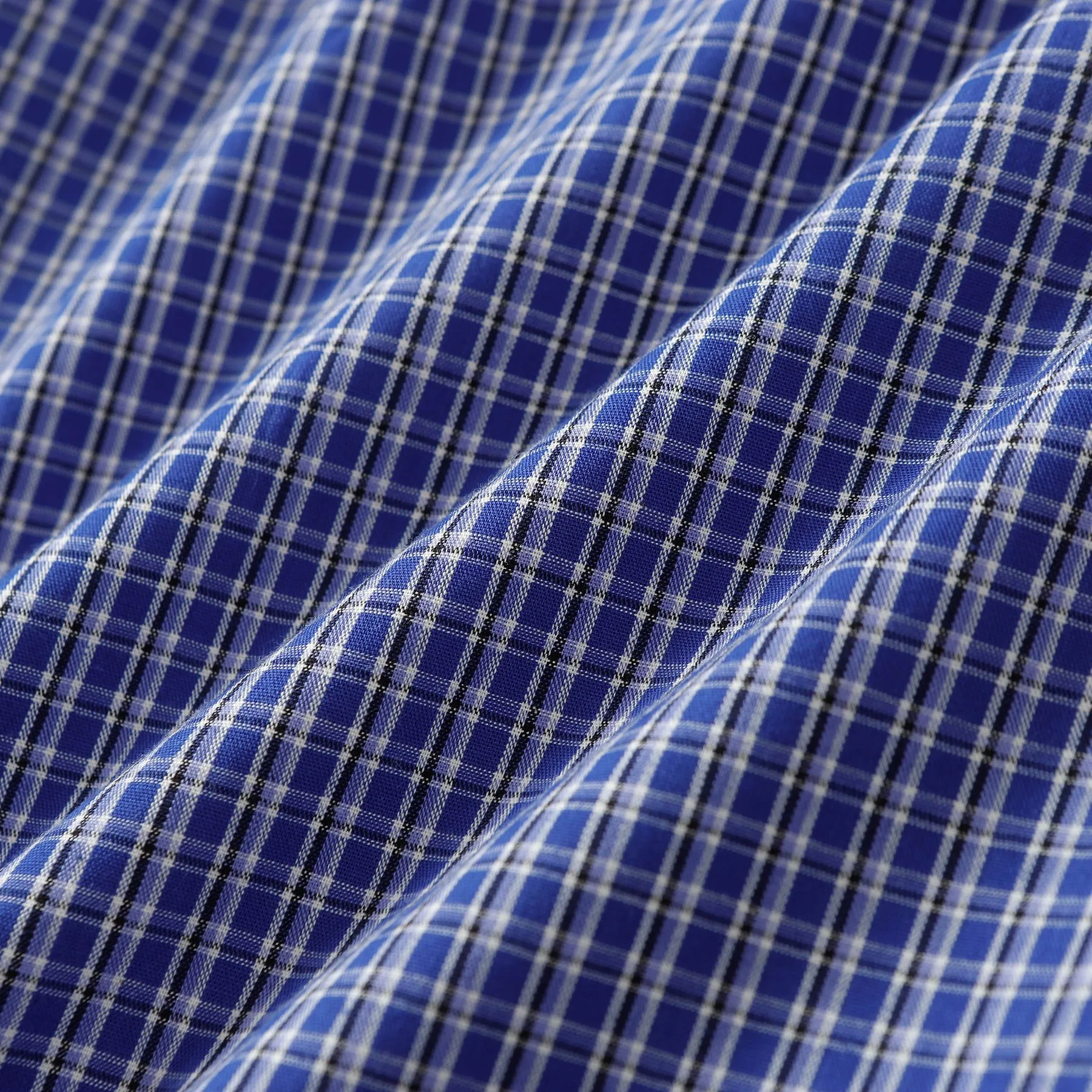Jiayiku Men's  Spring American Retro Cleanfit Fake Two Plaid Shirt Long Sleeve Shirt For Men And Women display picture 11