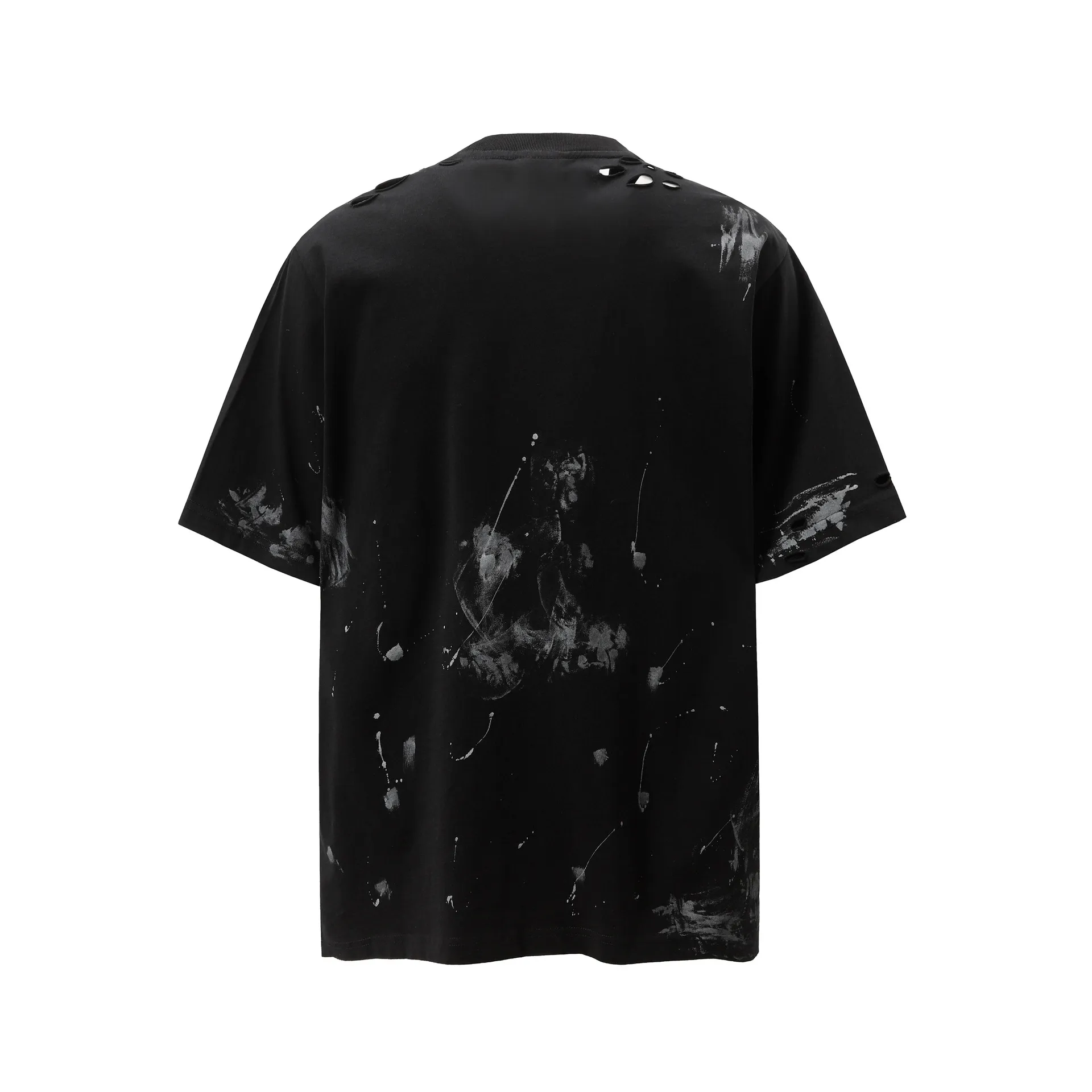 Jiayiku Men's  Summer New West Coast American Hip Hop Brand Tee Graffiti Print Short-sleeved T-shirt For Men display picture 4