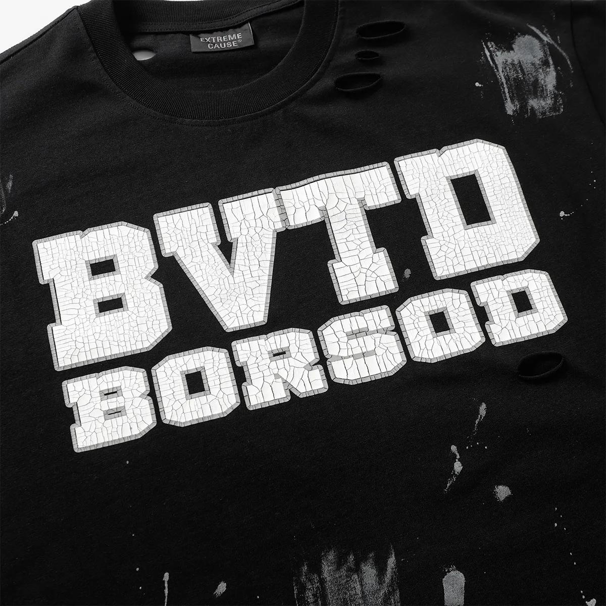 Jiayiku Men's  Summer New West Coast American Hip Hop Brand Tee Graffiti Print Short-sleeved T-shirt For Men display picture 9