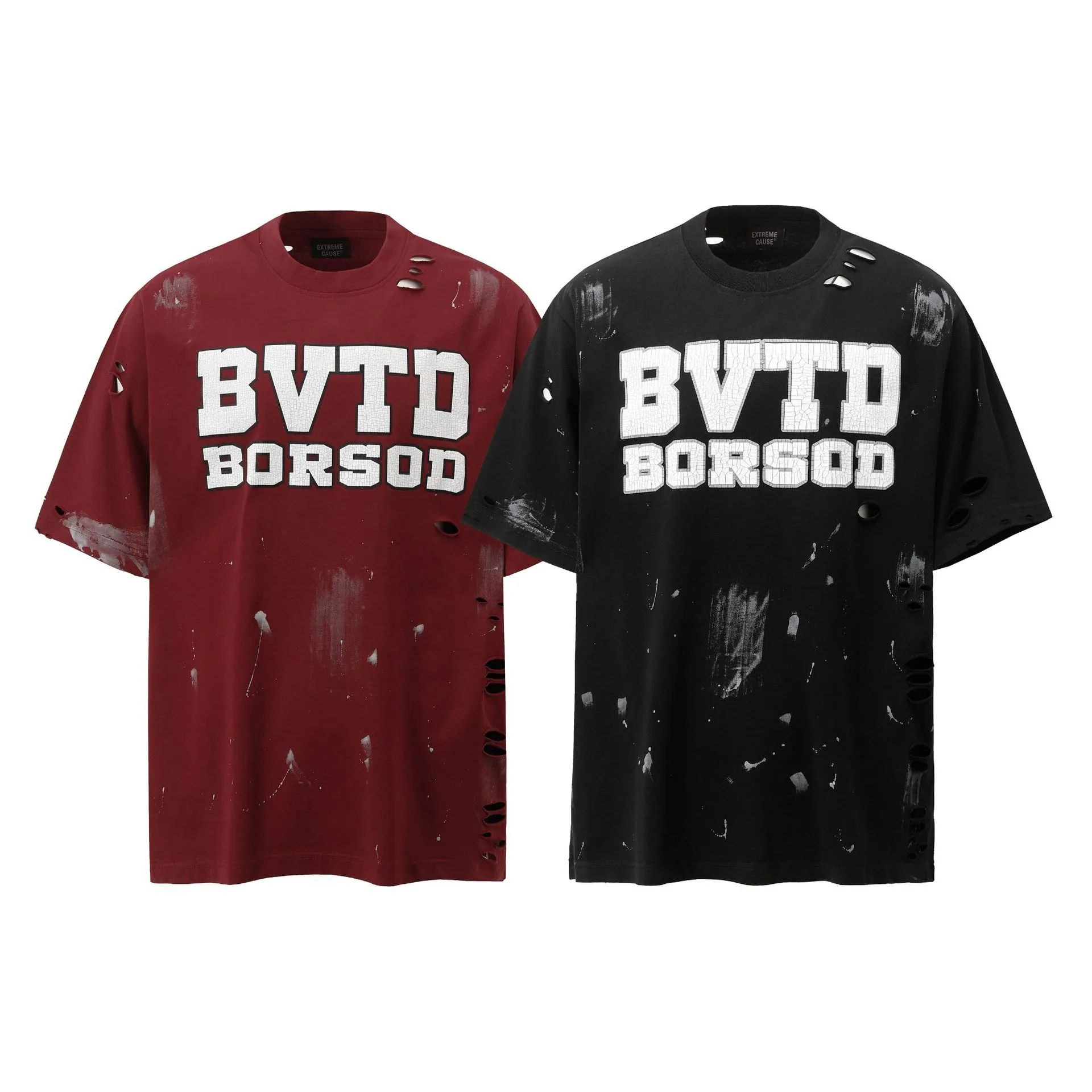 Jiayiku Men's  Summer New West Coast American Hip Hop Brand Tee Graffiti Print Short-sleeved T-shirt For Men display picture 1
