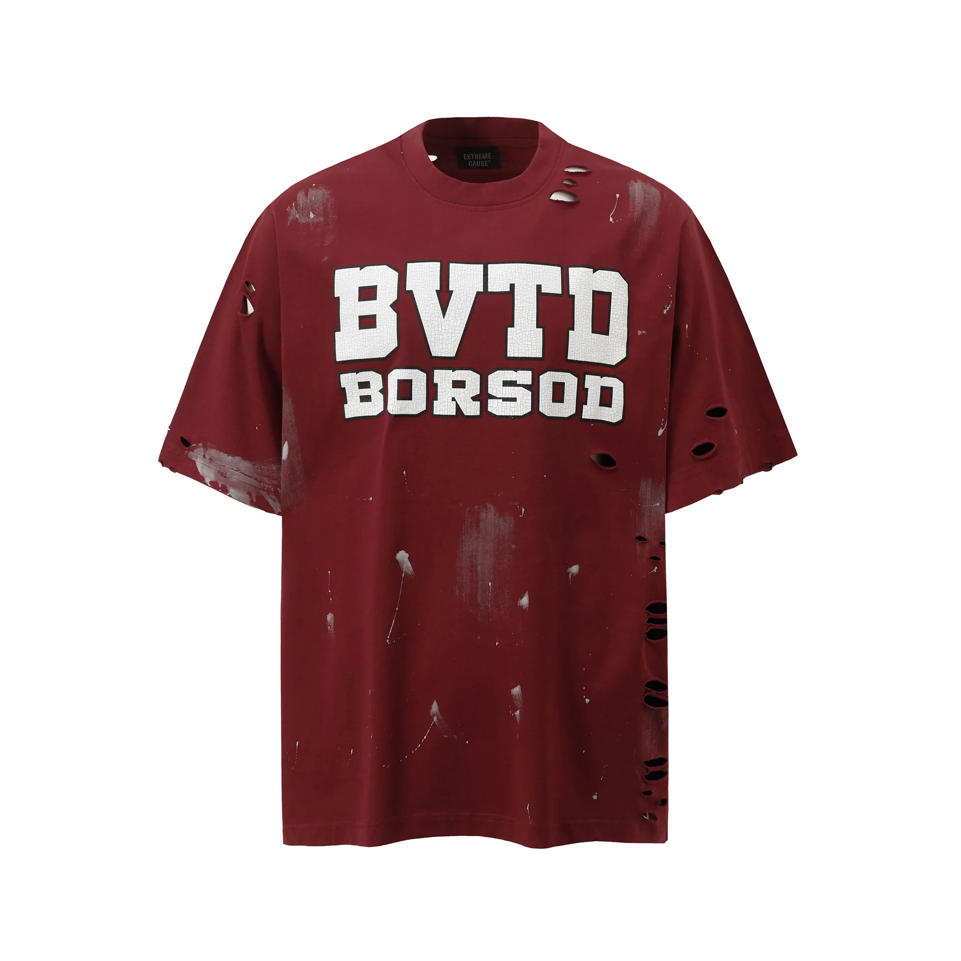 Jiayiku Men's  Summer New West Coast American Hip Hop Brand Tee Graffiti Print Short-sleeved T-shirt For Men display picture 5