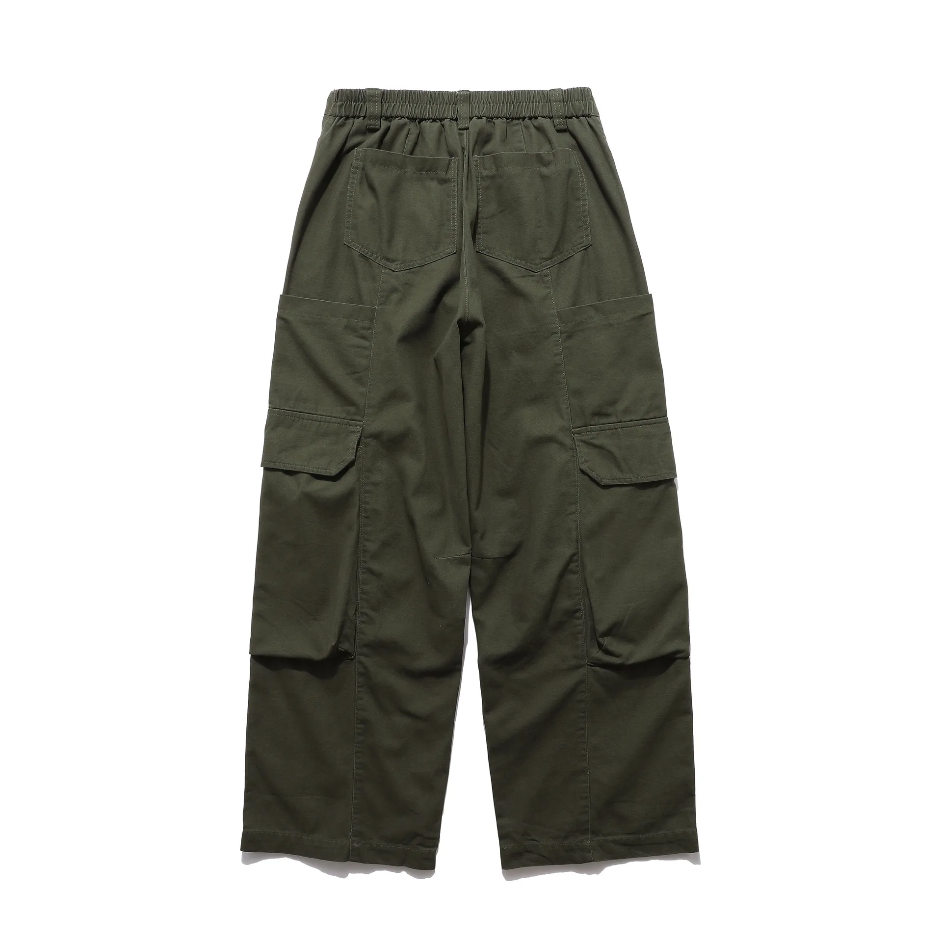 Jiayi Library Men's  New Arrival Ami Kaji New Vintage Workwear Casual Pants Loose Straight Wide Leg Pants display picture 6