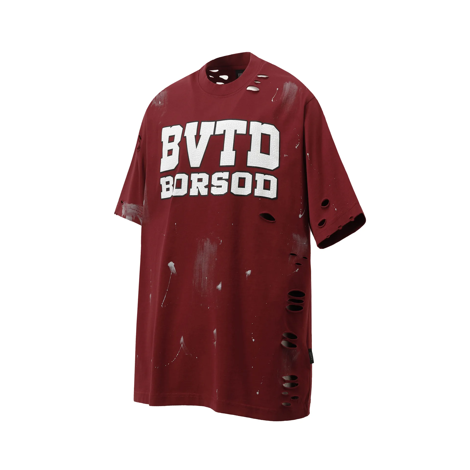 Jiayiku Men's  Summer New West Coast American Hip Hop Brand Tee Graffiti Print Short-sleeved T-shirt For Men display picture 6