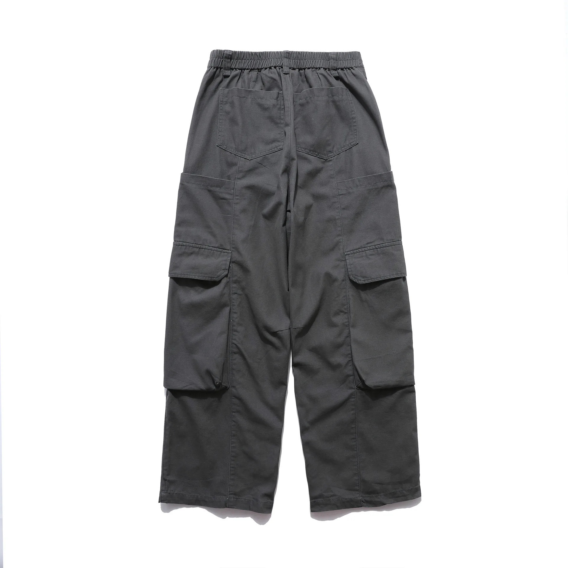 Jiayi Library Men's  New Arrival Ami Kaji New Vintage Workwear Casual Pants Loose Straight Wide Leg Pants display picture 4