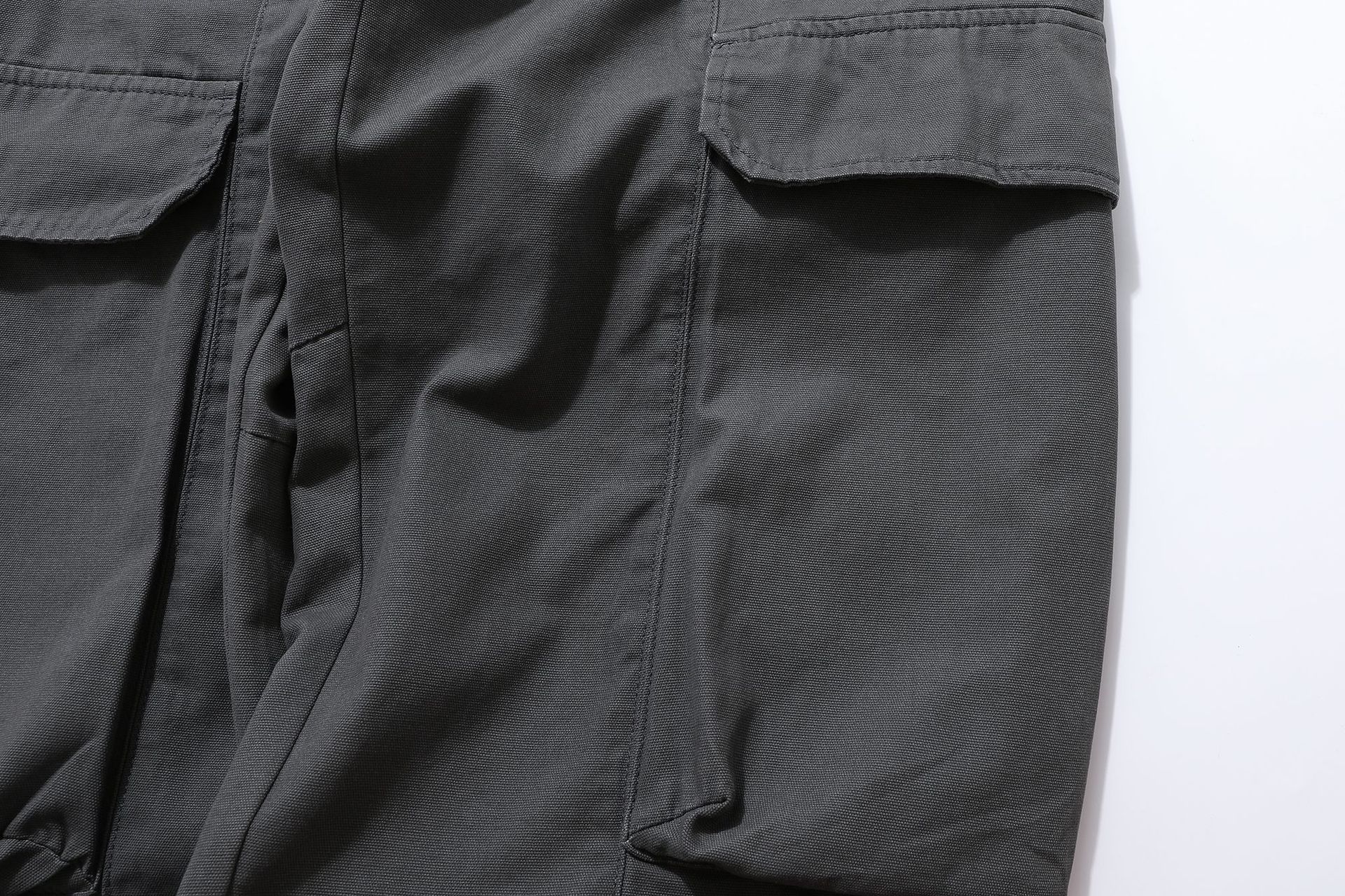 Jiayi Library Men's  New Arrival Ami Kaji New Vintage Workwear Casual Pants Loose Straight Wide Leg Pants display picture 12