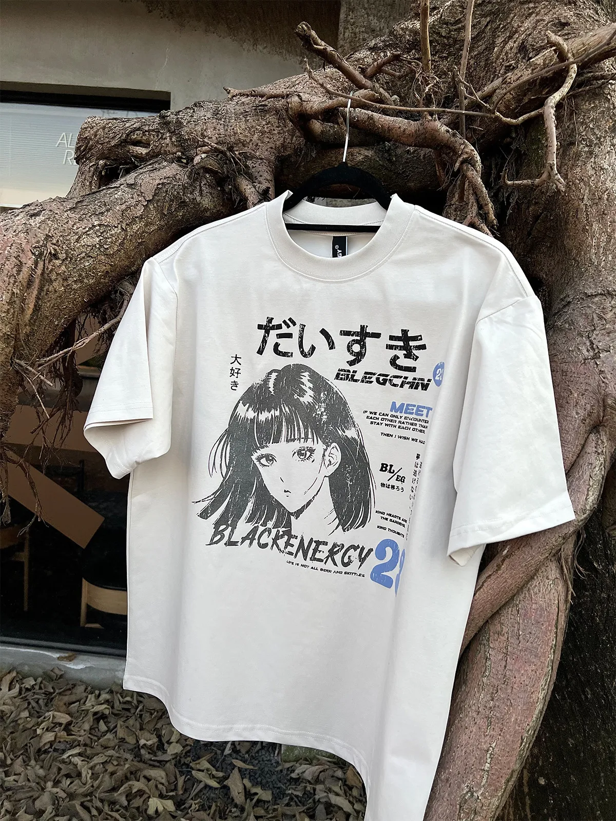 Jiayiku Fashion Brand  Summer American Retro Couple T-shirt Loose Cartoon Animation Print Short Sleeve Top display picture 7