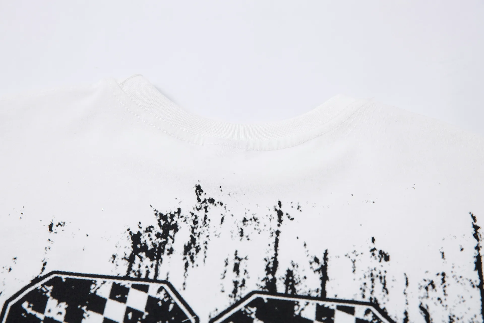 Jiayiku Men's  Summer American Street Hip Hop Fashion Brand Tee Racing Suit Motorcycle Printed T-shirt Short Sleeve Men display picture 16