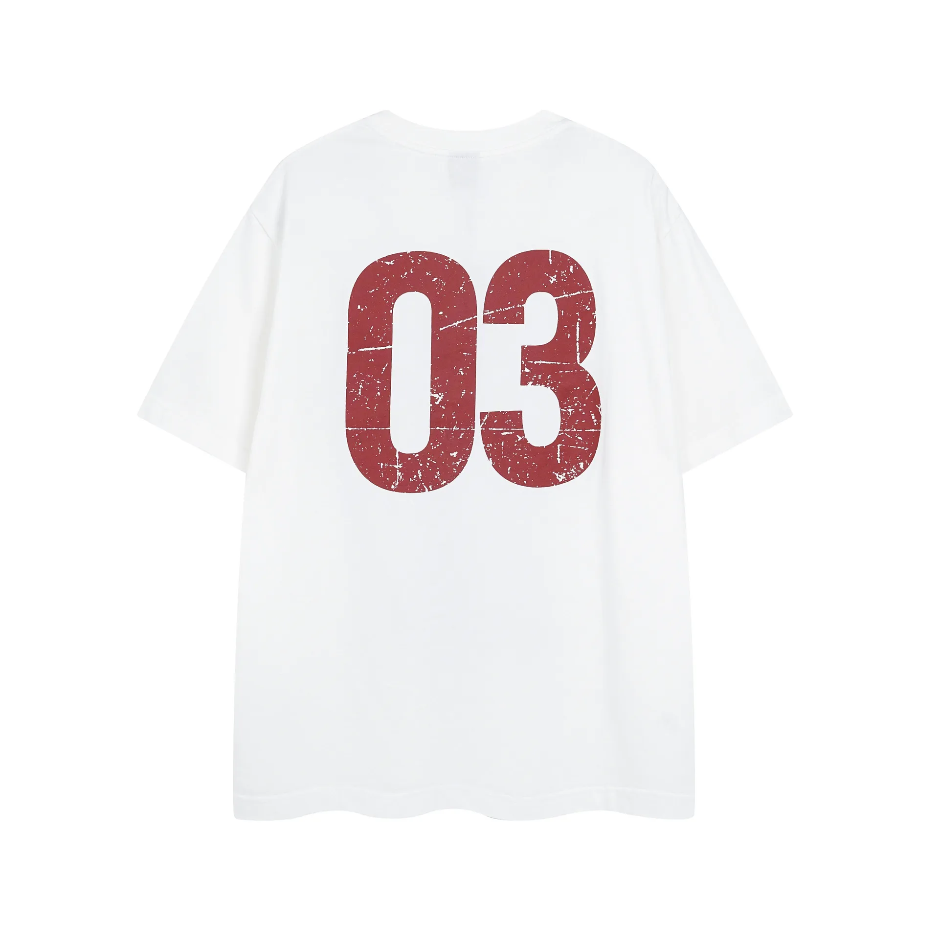 Jiayiku Fashion Brand  Summer New American Retro Fashion Brand Heavy Washed T-shirt Men's Creative Printing Short-sleeved T-shirt display picture 6