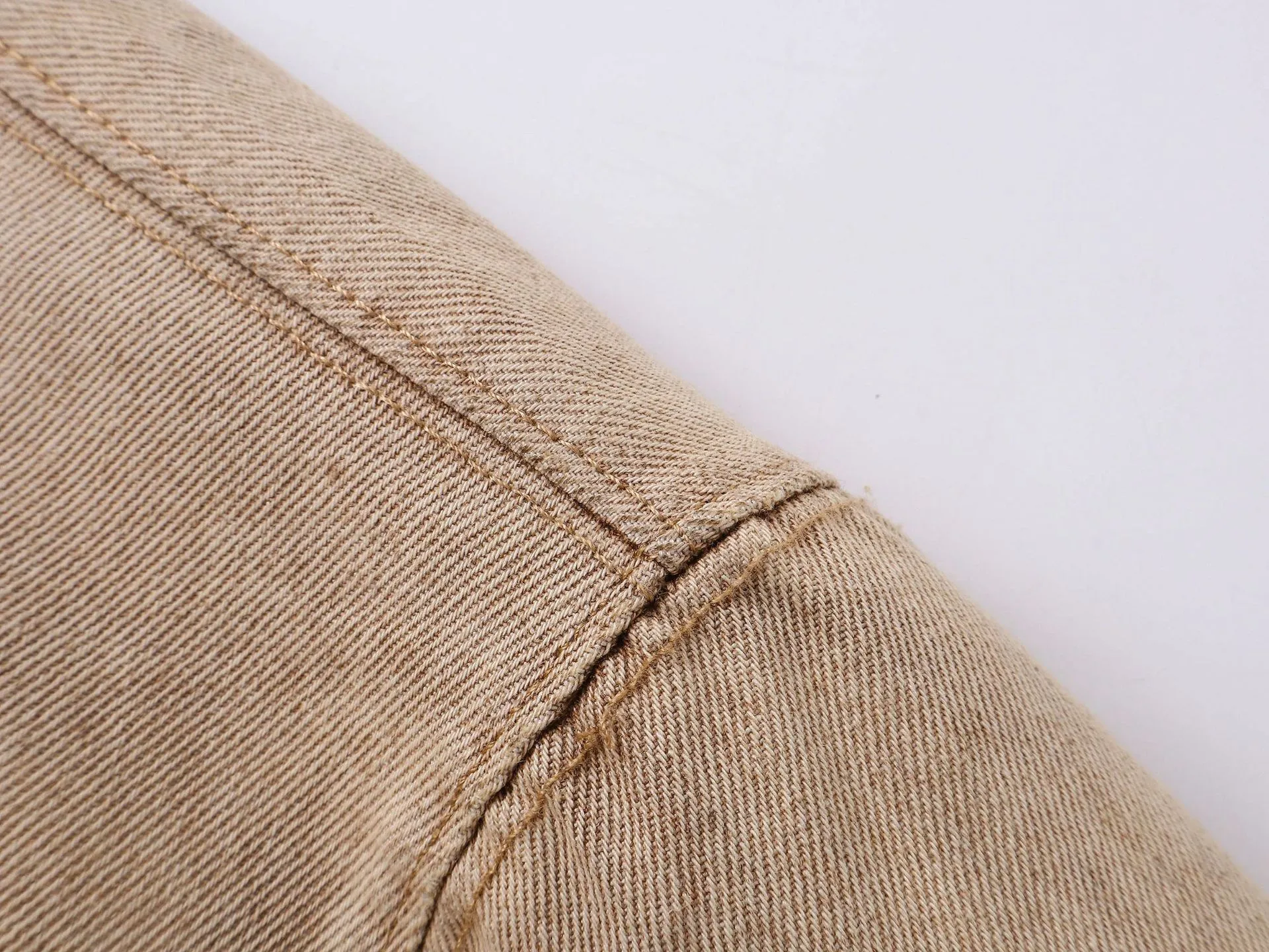 Jiayiku Fashion Brand  Summer New American Retro Patch Embroidery Gradient Color Washed Denim T-shirt Short Sleeve display picture 12
