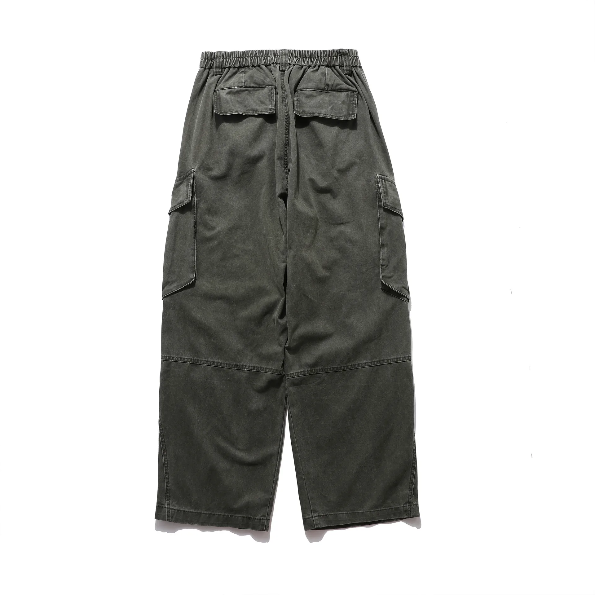Jiayiku Men's  New Arrival Ami Kaji New Style Vintage Washed Overalls Loose Wide Leg Casual Trousers display picture 5