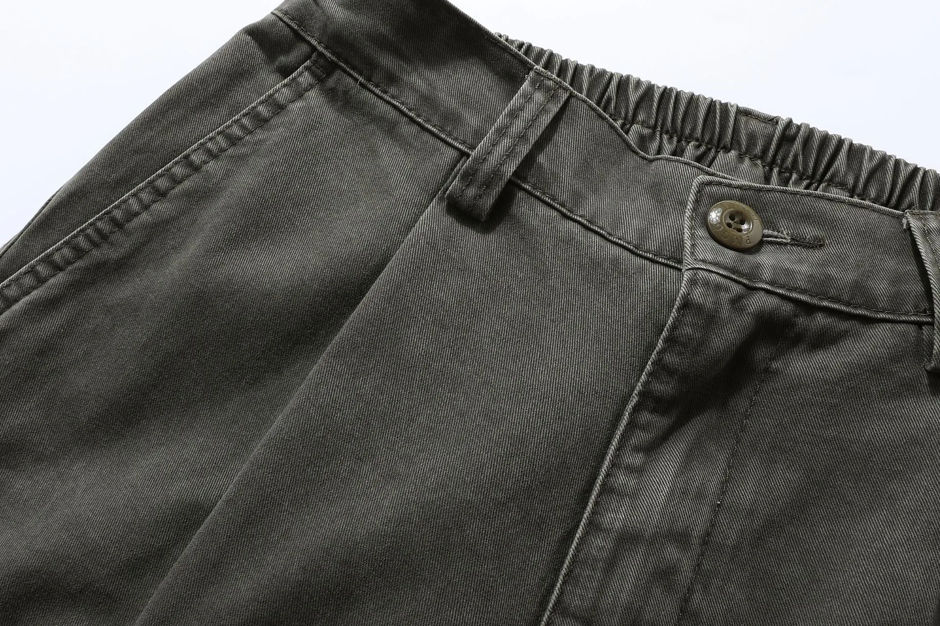 Jiayiku Men's  New Arrival Ami Kaji New Style Vintage Washed Overalls Loose Wide Leg Casual Trousers display picture 9
