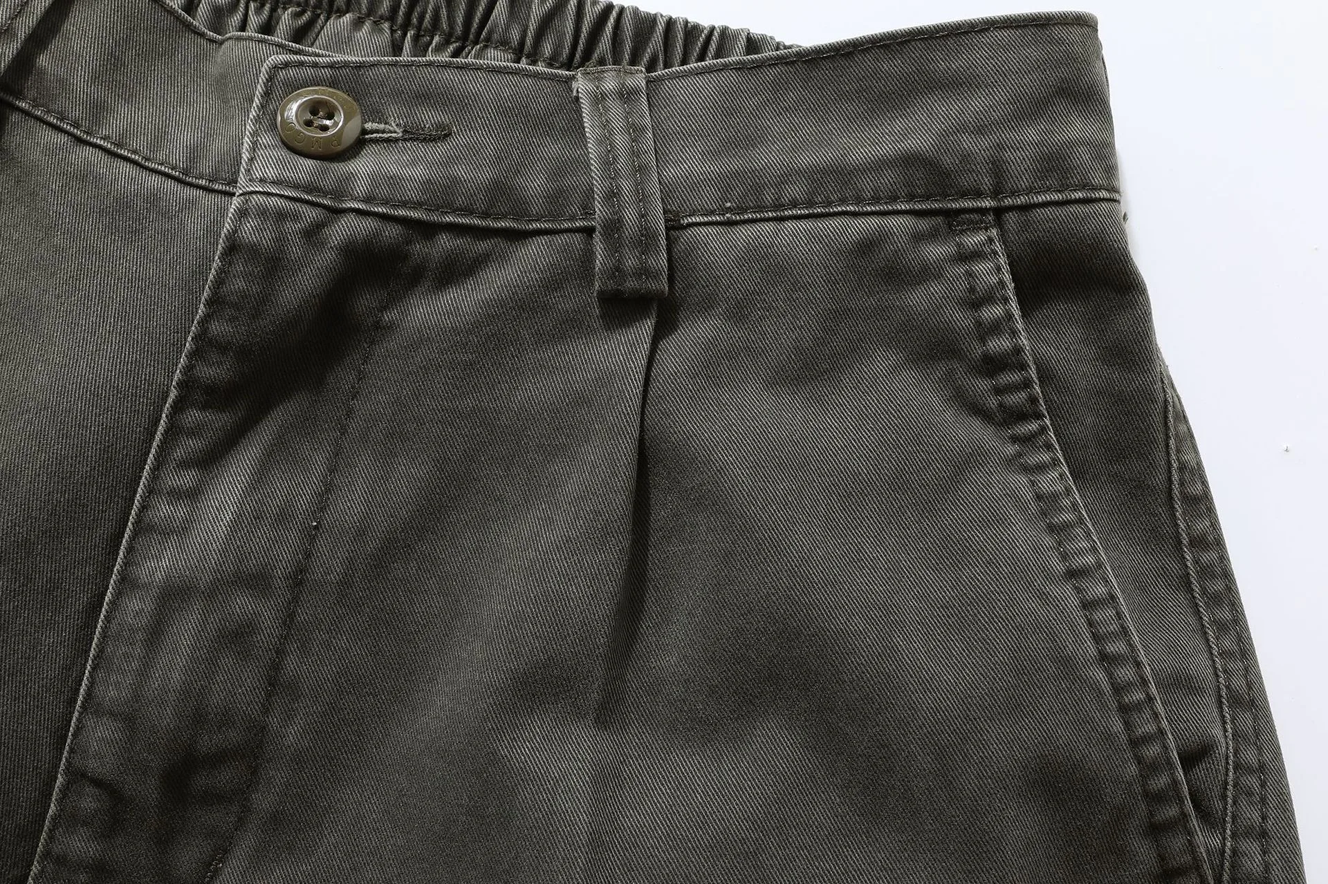 Jiayiku Men's  New Arrival Ami Kaji New Style Vintage Washed Overalls Loose Wide Leg Casual Trousers display picture 10