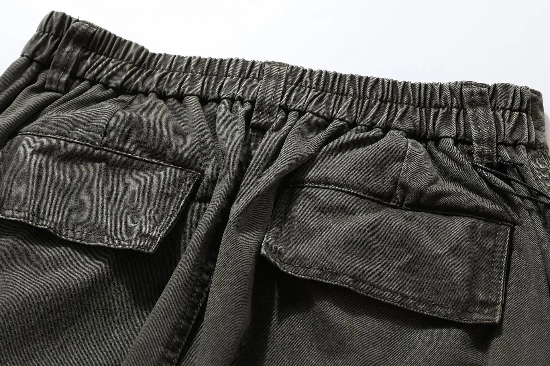 Jiayiku Men's  New Arrival Ami Kaji New Style Vintage Washed Overalls Loose Wide Leg Casual Trousers display picture 14