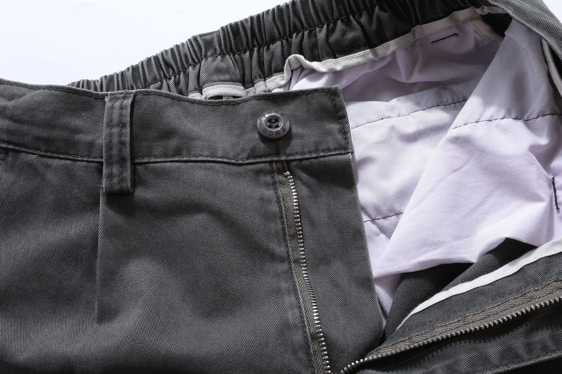 Jiayiku Men's  New Arrival Ami Kaji New Style Vintage Washed Overalls Loose Wide Leg Casual Trousers display picture 19