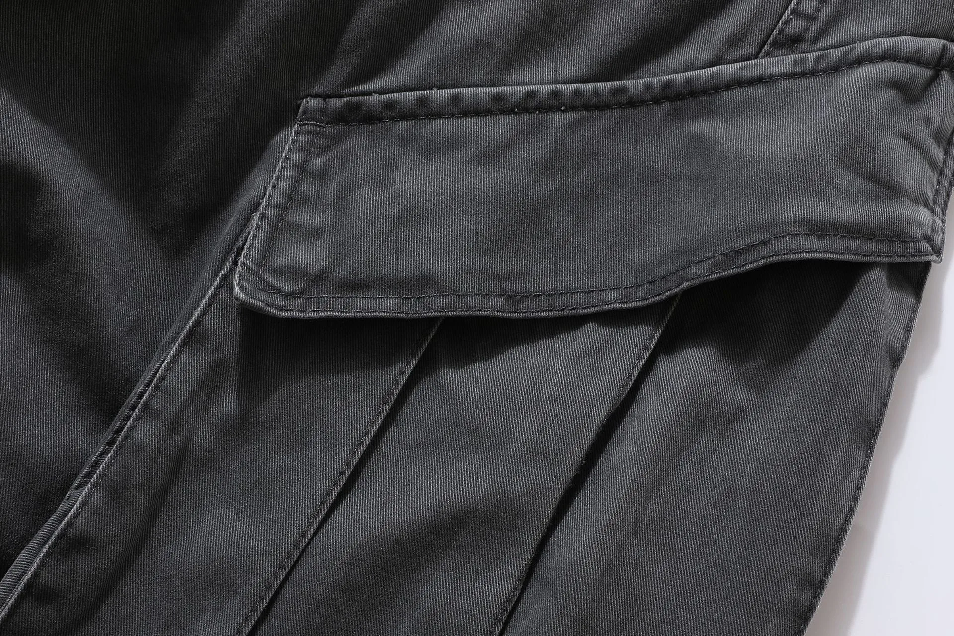 Jiayiku Men's  New Arrival Ami Kaji New Style Vintage Washed Overalls Loose Wide Leg Casual Trousers display picture 20