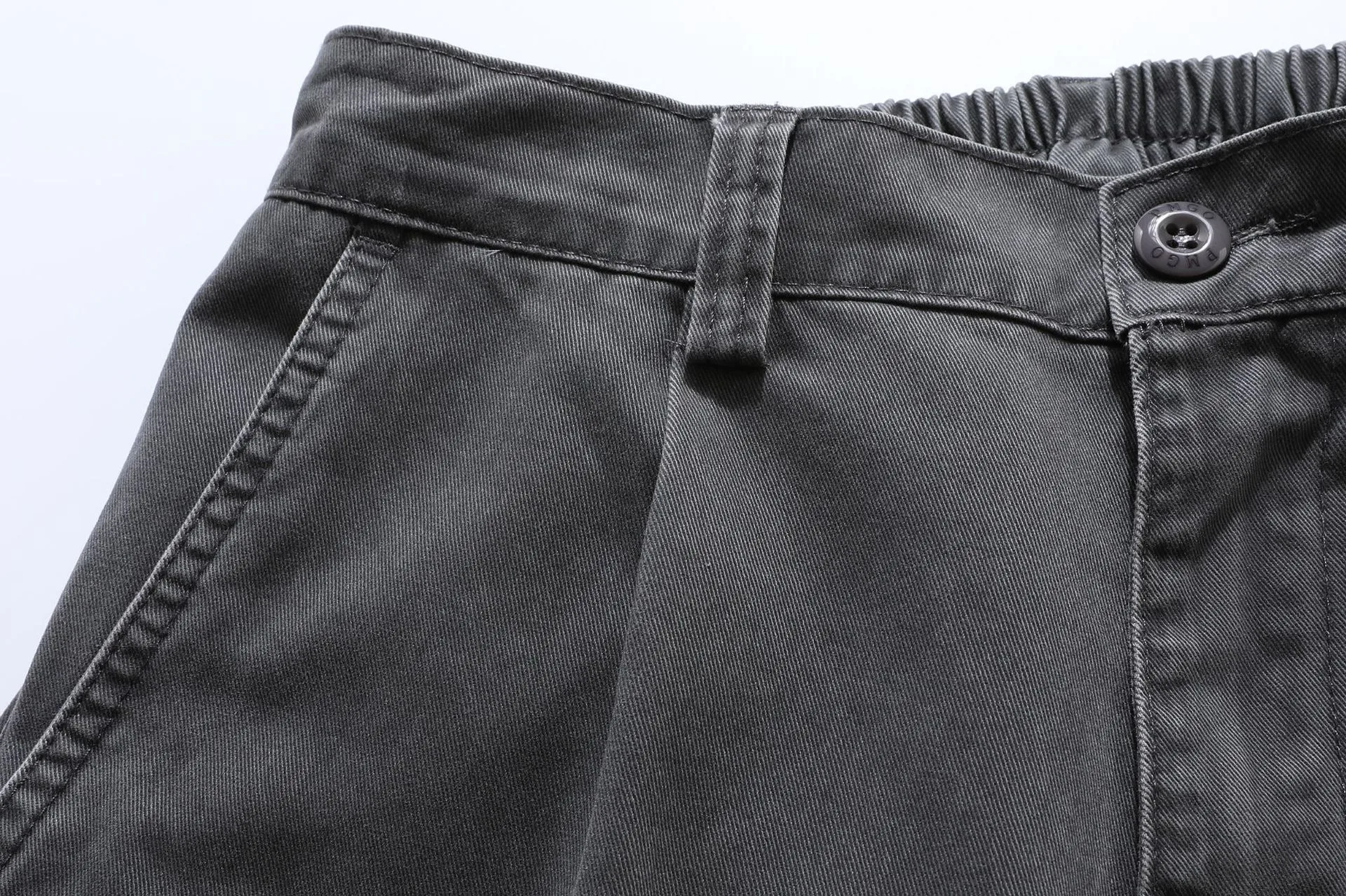 Jiayiku Men's  New Arrival Ami Kaji New Style Vintage Washed Overalls Loose Wide Leg Casual Trousers display picture 22