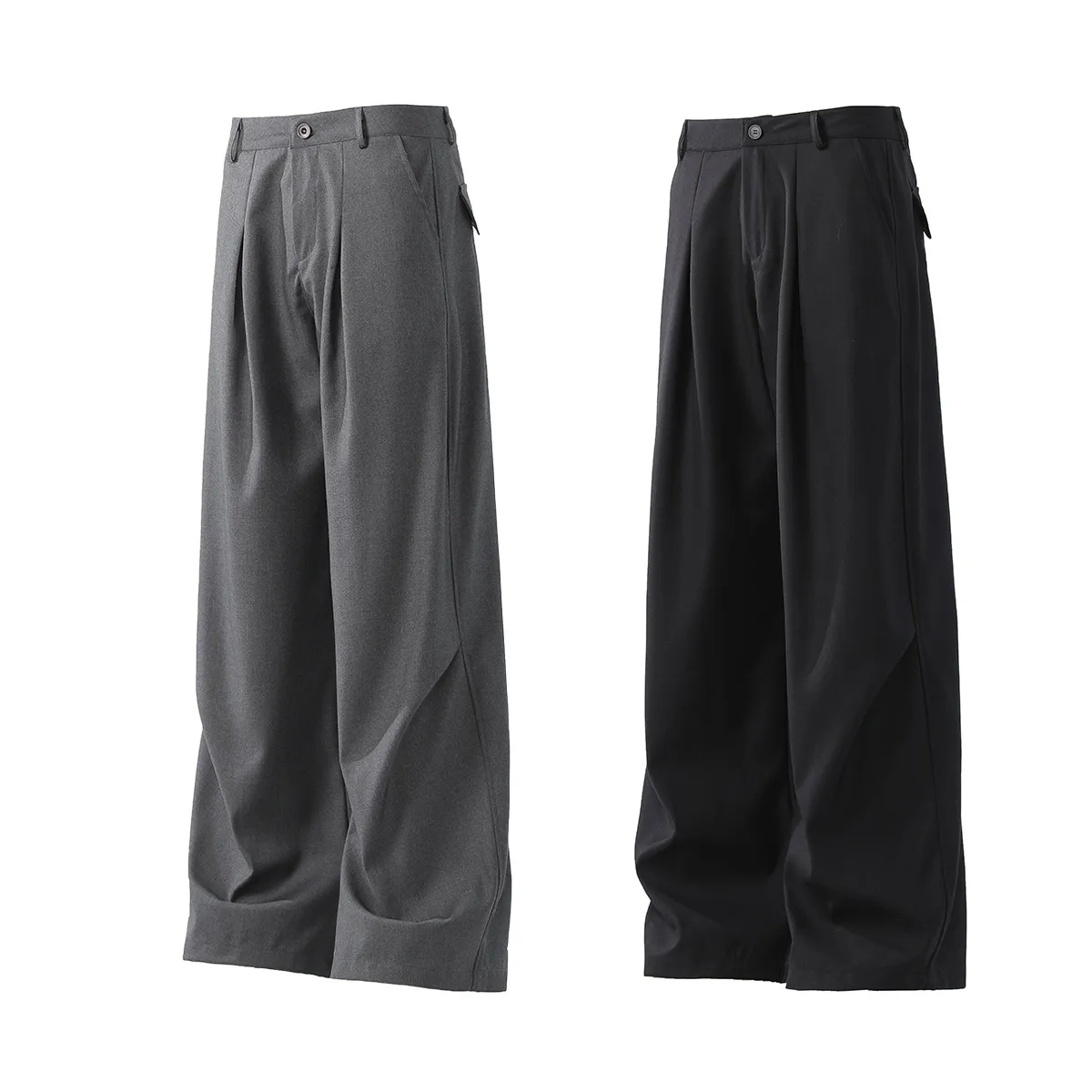 Jiayiku Men's  New American Retro Pendant Machete Dress Pants Men's And Women's Cleanfit Casual Pants display picture 3