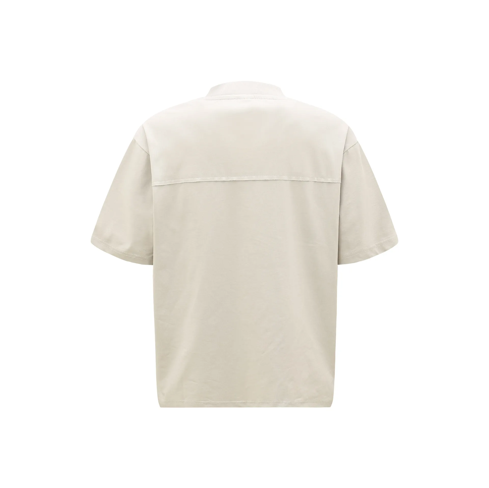 Jiayi Library Men's  New Summer American Retro Niche Personality Zipper Design T-shirt Short Sleeve High Sense display picture 6