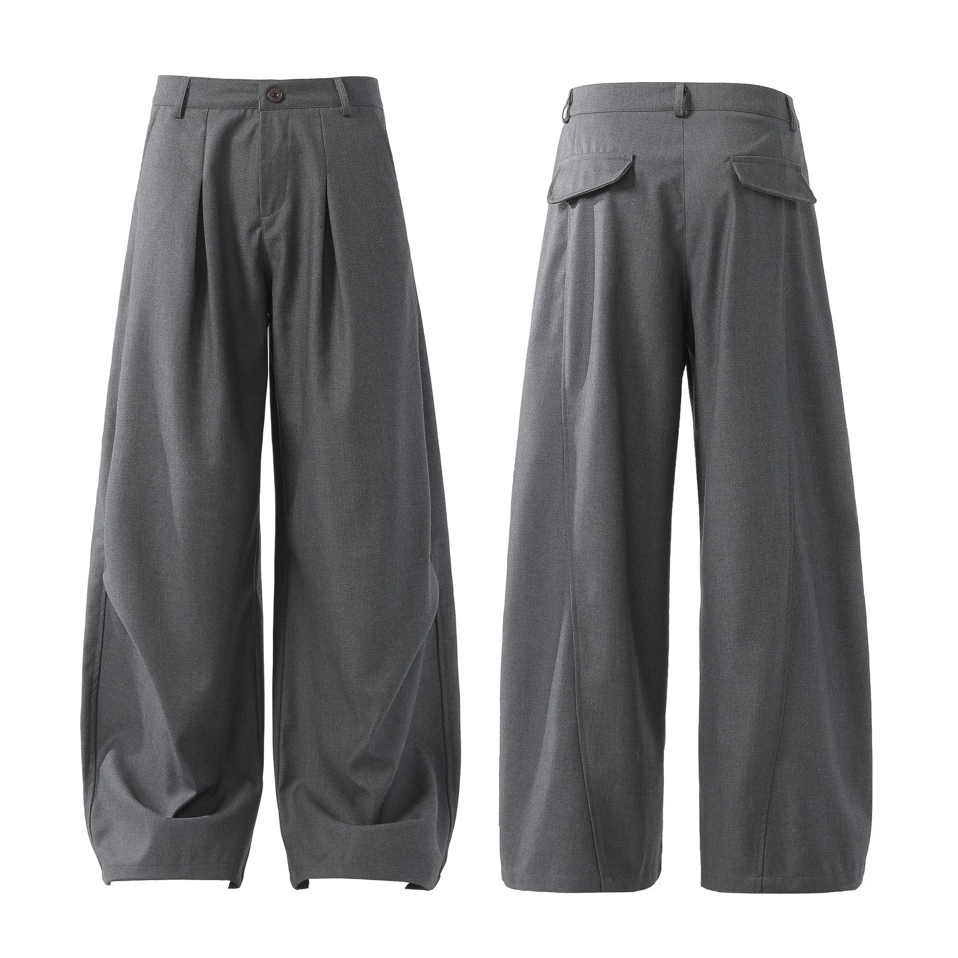 Jiayiku Men's  New American Retro Pendant Machete Dress Pants Men's And Women's Cleanfit Casual Pants display picture 12