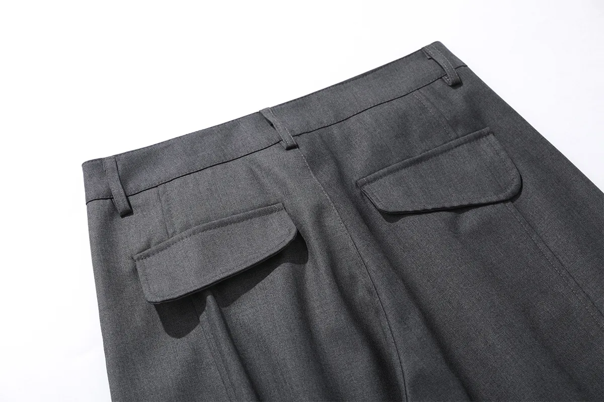 Jiayiku Men's  New American Retro Pendant Machete Dress Pants Men's And Women's Cleanfit Casual Pants display picture 16
